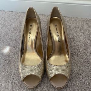 Michael Peep Toe Shoes; Size 6